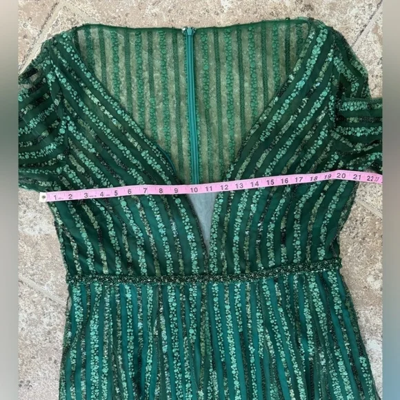 Mac Duggal Plunging Dress - Picture 8 of 10